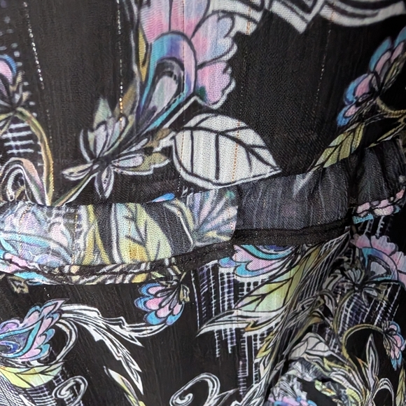 EUC Torrid Black and Gray Long Sleeve Dress - Picture 3 of 6